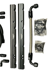 LS OE Fuel Feed Return Rail Kit GM Stock Intake Manifold LS1 LS2 LS6 V8 EFI AN6 - Parts Agent