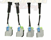LS Wire Harness Adapter Mini Delphi Multec to Harness USCAR EV6 Fuel Injector - Parts Agent