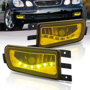 Lexus GS300 GS400 GS430 1998-2005 Front DRL Fog Lights Yellow Len (No Switch & Wiring Harness) - Parts Agent