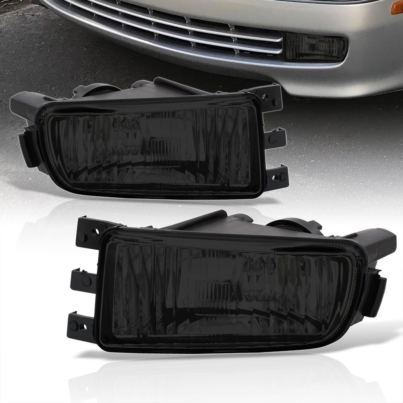 Lexus GS300 GS400 GS430 1998-2005 Front Fog Lights Smoke Len (No Switch & Wiring Harness) - Parts Agent