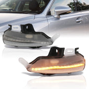 Lexus IS200 IS250 IS300 IS350 2014-2020 / CT200H 2014-2017 / LS460 LS600 2013-2017 Front Amber Sequential LED Side Mirror Signal Marker Lights Smoke Len - Parts Agent