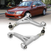 Lexus IS300 2001-2005 / GS300 GS400 GS430 1998-2005 Tubular Rear Upper Control Arms Camber Kit Silver - Parts Agent