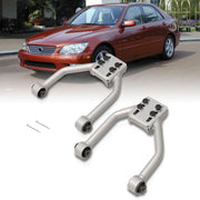 Lexus IS300 2001-2005 Front Upper Tubular Control Arms Camber Kit Silver - Parts Agent