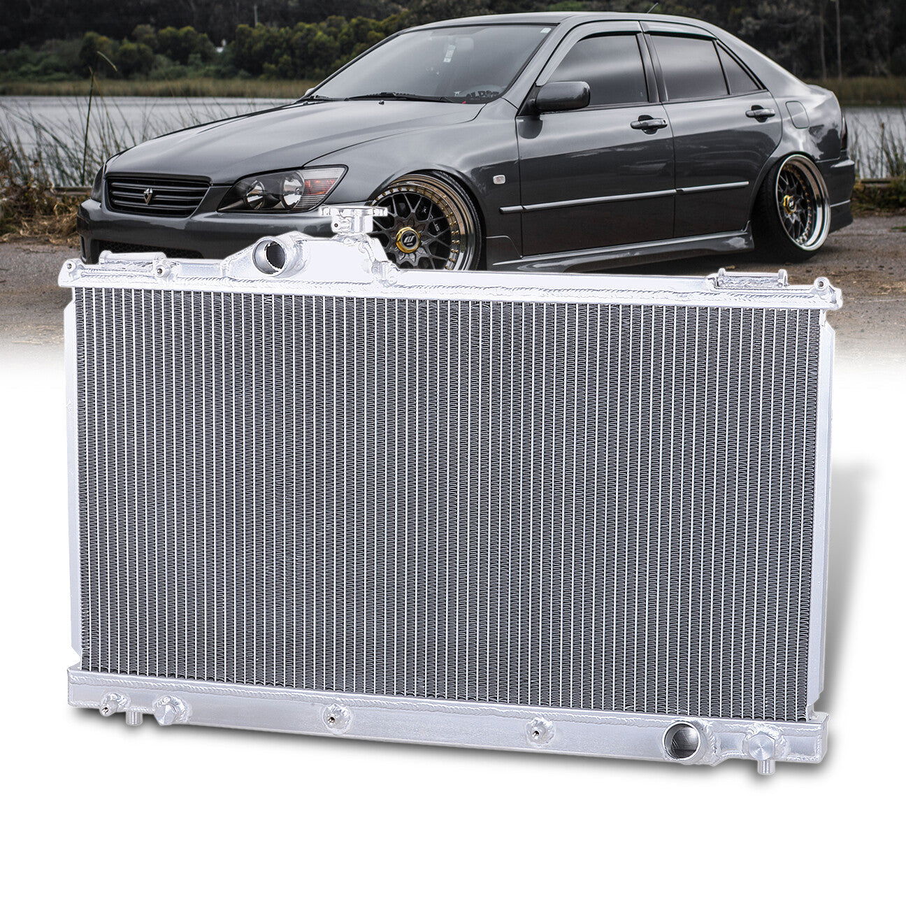 Lexus IS300 2001-2005 Manual Transmission Aluminum Radiator - Parts Agent