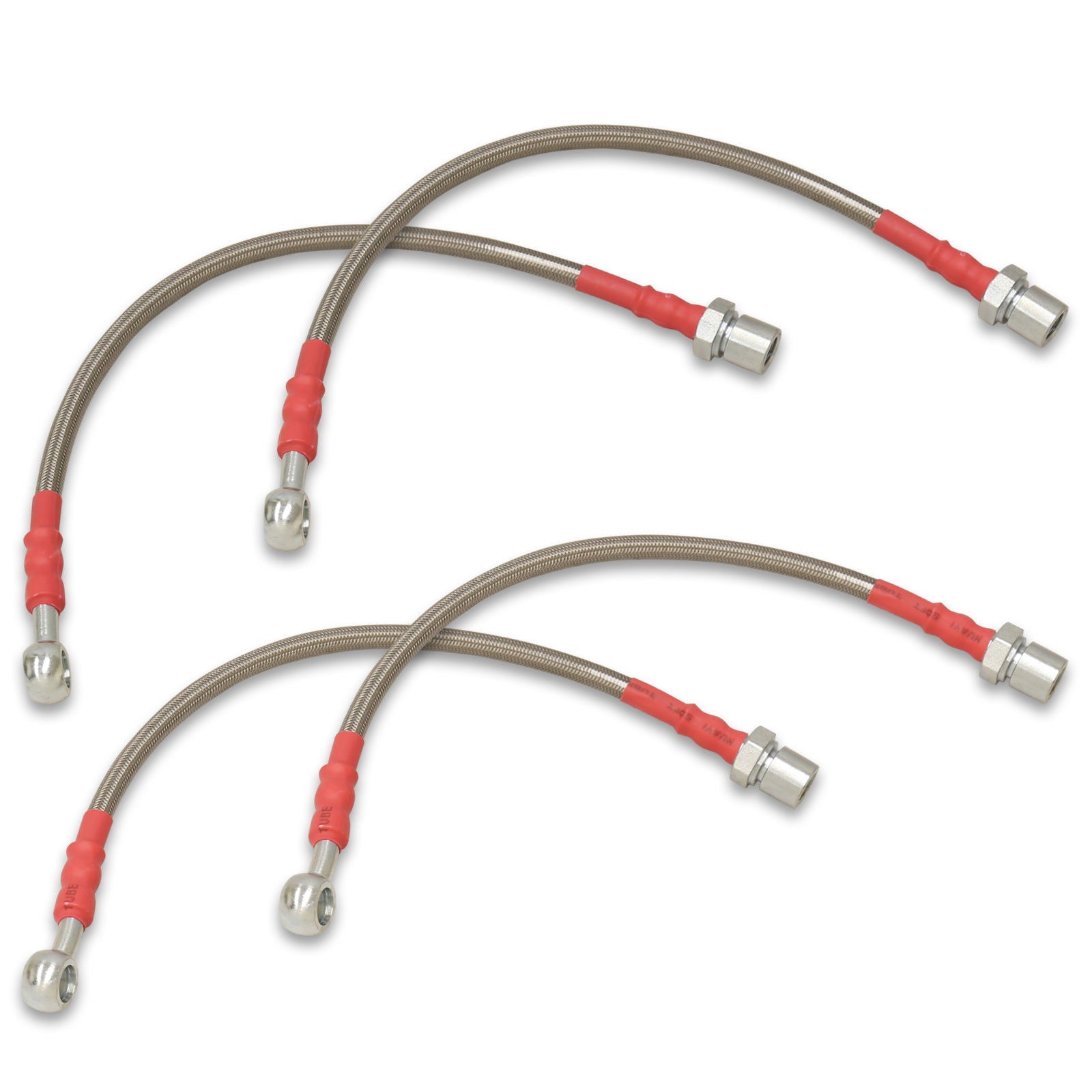 Lexus IS300 2001-2005 Stainless Steel Braided Oil Brake Lines Silver - Parts Agent