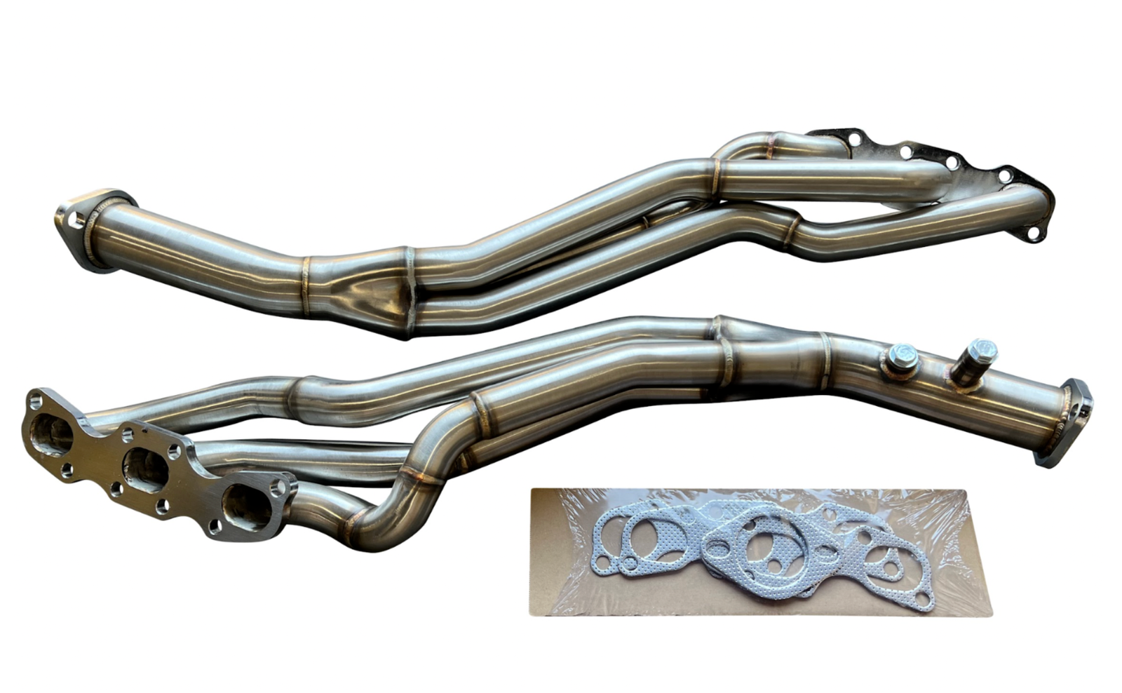 Long Tube Headers Nissan VQ35DE HR 350Z Infiniti Stainless 304 - Parts Agent