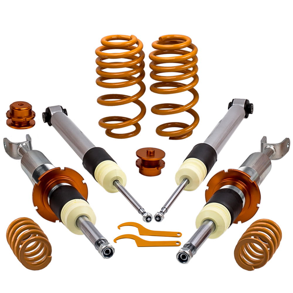 Lowering Suspension Kit Coilovers Shock Absorbe AUDI A4 Avant (8E5, B6) 2000-2005 3 /1.9 TDI /1.8 T /2.0 FSI - Parts Agent