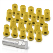 M12 x 1.25 OEM Style Steel Lug Nuts Gold (20 Piece) - Parts Agent