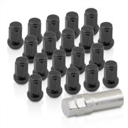 M12 x 1.5 OEM Style Steel Lug Nuts Gunmetal Chrome (20 Piece) - Parts Agent