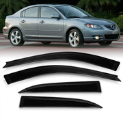 Mazda 3 Sedan 2004-2009 4 Door Tape On Window Visors - Parts Agent