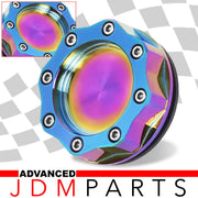 Mazda Aluminum Octogon Screw Style Oil Cap Neo Chrome - Parts Agent