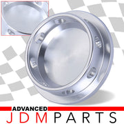 Mazda Aluminum Round Circle Hole Style Oil Cap Silver - Parts Agent