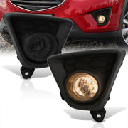 Mazda CX-5 2013-2016 Front Fog Lights Smoked Len (Includes Switch & Wiring Harness) - Parts Agent