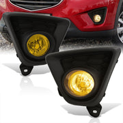 Mazda CX-5 2013-2016 Front Fog Lights Yellow Len (Includes Switch & Wiring Harness) - Parts Agent