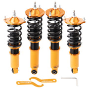 Mazda Miata Base Convertible 2D 1999-2005 Adj. Damper Golden Coilovers Struts suspension kit lowering kit - Parts Agent