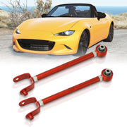 Mazda Miata MX-5 2016-2023 Rear Lower Adjustable Traction Control Arms Red - Parts Agent