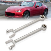 Mazda Miata MX-5 2016-2023 Rear Upper Adjustable Control Arms Silver - Parts Agent