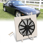 Mazda RX7 FC3S 1989-1991 M/T Aluminum Radiator Single Fan Shroud - Parts Agent