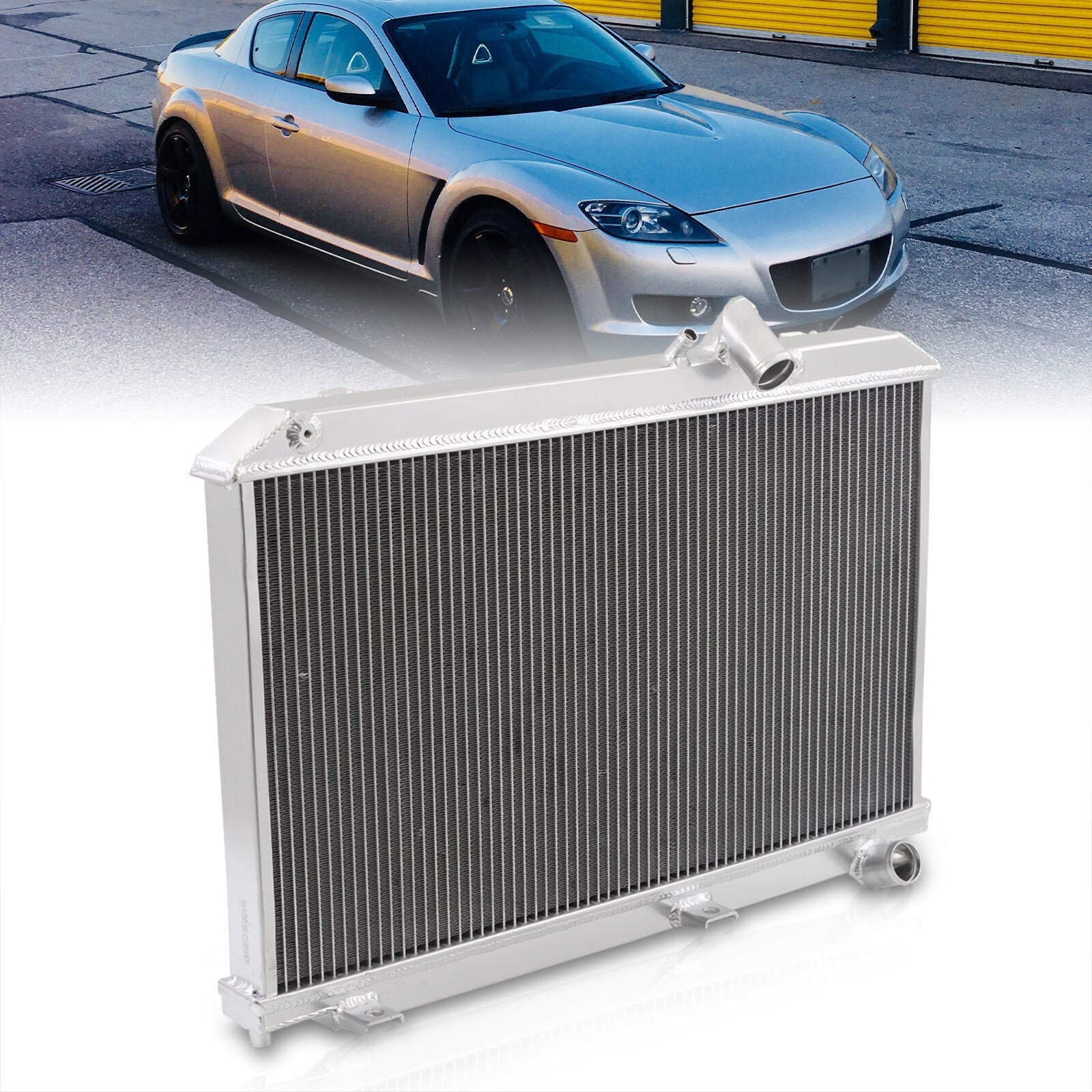 Mazda RX8 2004-2011 Automatic & Manual Transmission Aluminum Radiator - Parts Agent