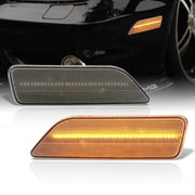 Mercedes Benz CLS500 CLS55 C219 2006-2006 / CLS550 CLS63 2007-2011 Front Amber LED Side Marker Lights Clear Len - Parts Agent