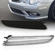 Mercedes Benz E-Class W211 E320 E350 E550 E63 AMG 2007-2009 Front White LED Side Marker Lights Smoke Len - Parts Agent