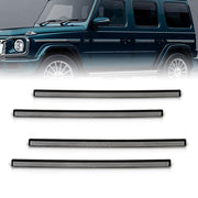 Mercedes Benz G-Class W463 G550 G63 (Gen II) 2019-2022 4 Piece Front Amber & Rear Red Reflector Side Marker Lights Clear Len - Parts Agent