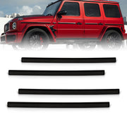 Mercedes Benz G-Class W463 G550 G63 (Gen II) 2019-2022 4 Piece Front Amber & Rear Red Reflector Side Marker Lights Smoke Len - Parts Agent