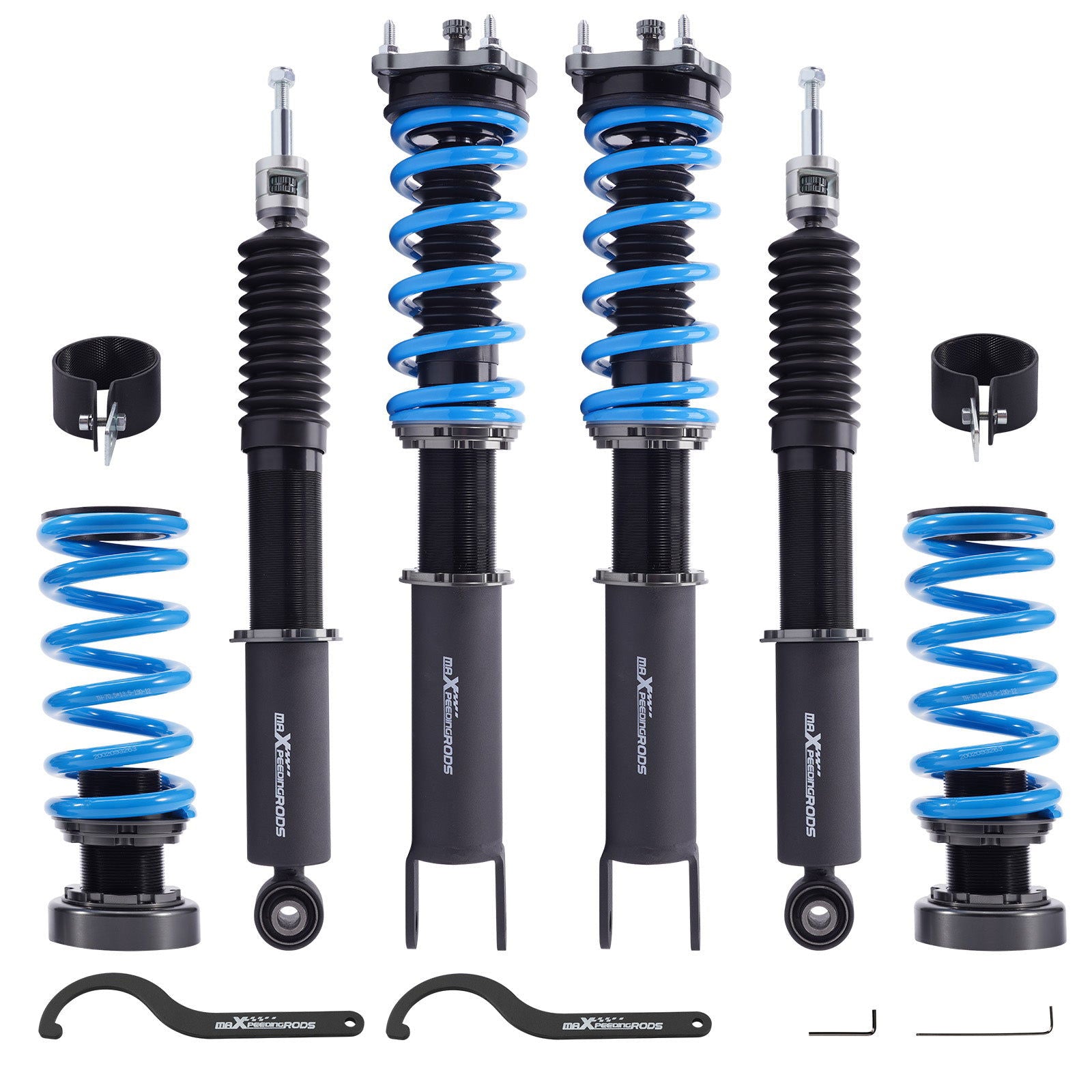 Mercedes E320 E350 Sedan RWD 03-09 24-Way Damper Coilover Lowering Kit - Parts Agent