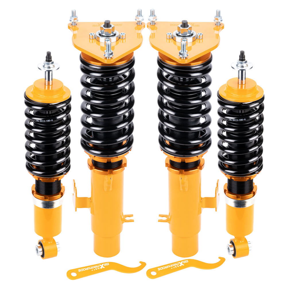 Mini Cooper 2002-2006 Adj. Height Shock Absorbers Coilovers Damper Kit lowering kit - Parts Agent