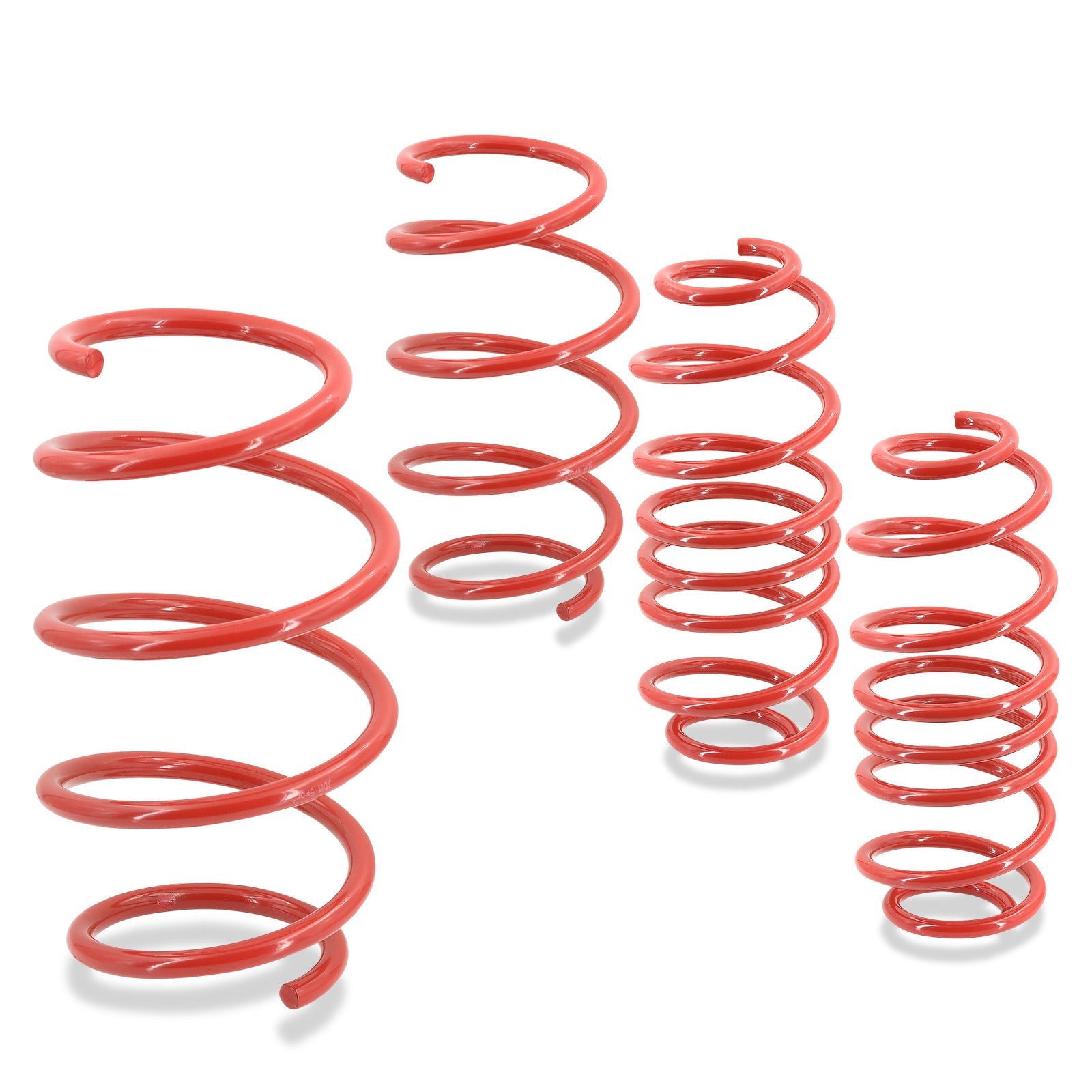Mitsubishi Eclipse 1995-1999 / Eagle Talon 1995-1998 Lowering Springs Red (Front ~2.5" / Rear ~2.5") - Parts Agent