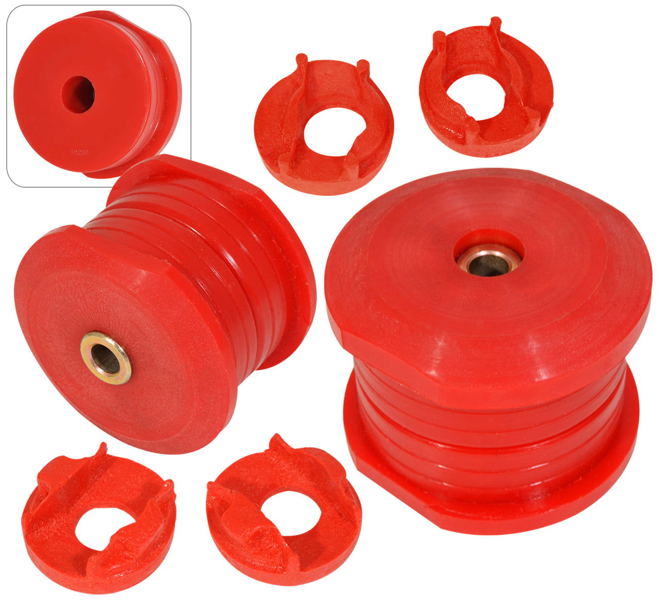 Mitsubishi Eclipse 1995-1999 / Eagle Talon 1995-1998 Polyurethane Engine Motor Mount Insert Red - Parts Agent