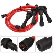 Mitsubishi Eclipse 95-99 Eclipse Non Turbo Spark Plug Wires Red - Parts Agent