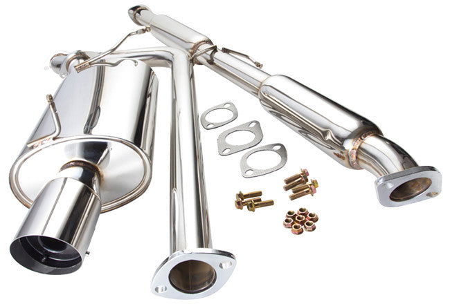Mitsubishi Eclipse V6 2006-2008 Stainless Steel Catback Exhaust System (Piping: 2.5" / 65mm | Tip: 4.0") - Parts Agent