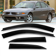 Mitsubishi Galant 1999-2005 4 Door Tape On Window Visors - Parts Agent