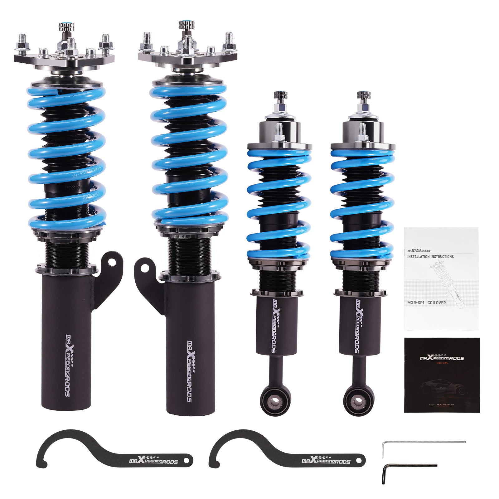 Mitsubishi Lancer 08-16 Coilovers Coils Kit Adjustable Damper lowering kit - Parts Agent