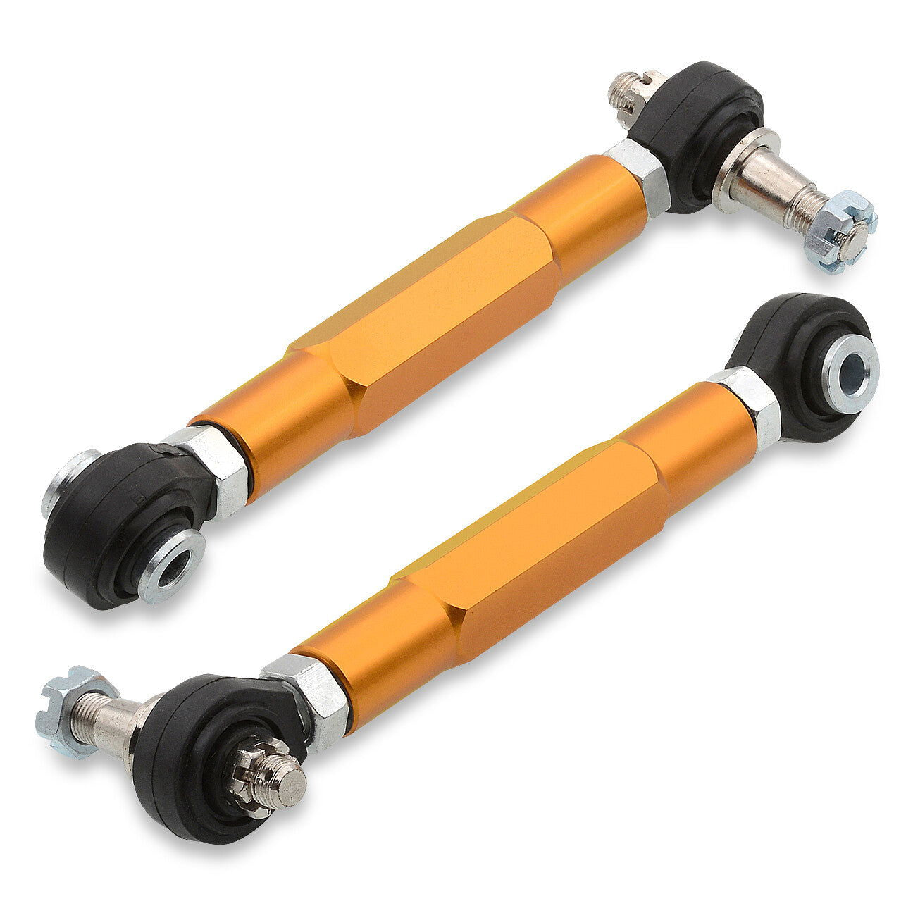 Mitsubishi Lancer EVO VII VIII IX 2003-2007 Rear Lower Adjustable Toe Control Arms Gold - Parts Agent