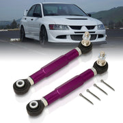 Mitsubishi Lancer EVO VII VIII IX 2003-2007 Rear Lower Adjustable Toe Control Arms Purple - Parts Agent
