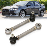 Mitsubishi Lancer EVO X 2008-2015 Rear Lower Adjustable Toe Control Arms Silver - Parts Agent