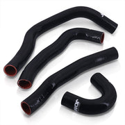 Mitsubishi Lancer EVO X 2008-2015 Silicone Radiator Hoses Black - Parts Agent