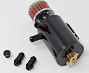 Motor K Aluminum Oil Catch Can Reservoir Tank With Breather Filter Baffled USA - Parts Agent
