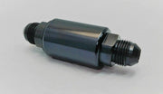 Motor K Swap An6 100 Micron Black Aluminum Inline Fuel Filter Petrol Universal - Parts Agent