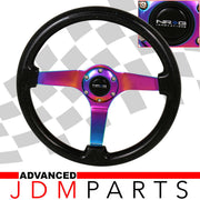 NRG Black Sparkled Wood Grain Wheel (3