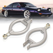 Nissan 240SX S13 1989-1994 / 300ZX Z32 1990-1996 Rear Upper Adjustable Camber Kit Control Arms Gray - Parts Agent
