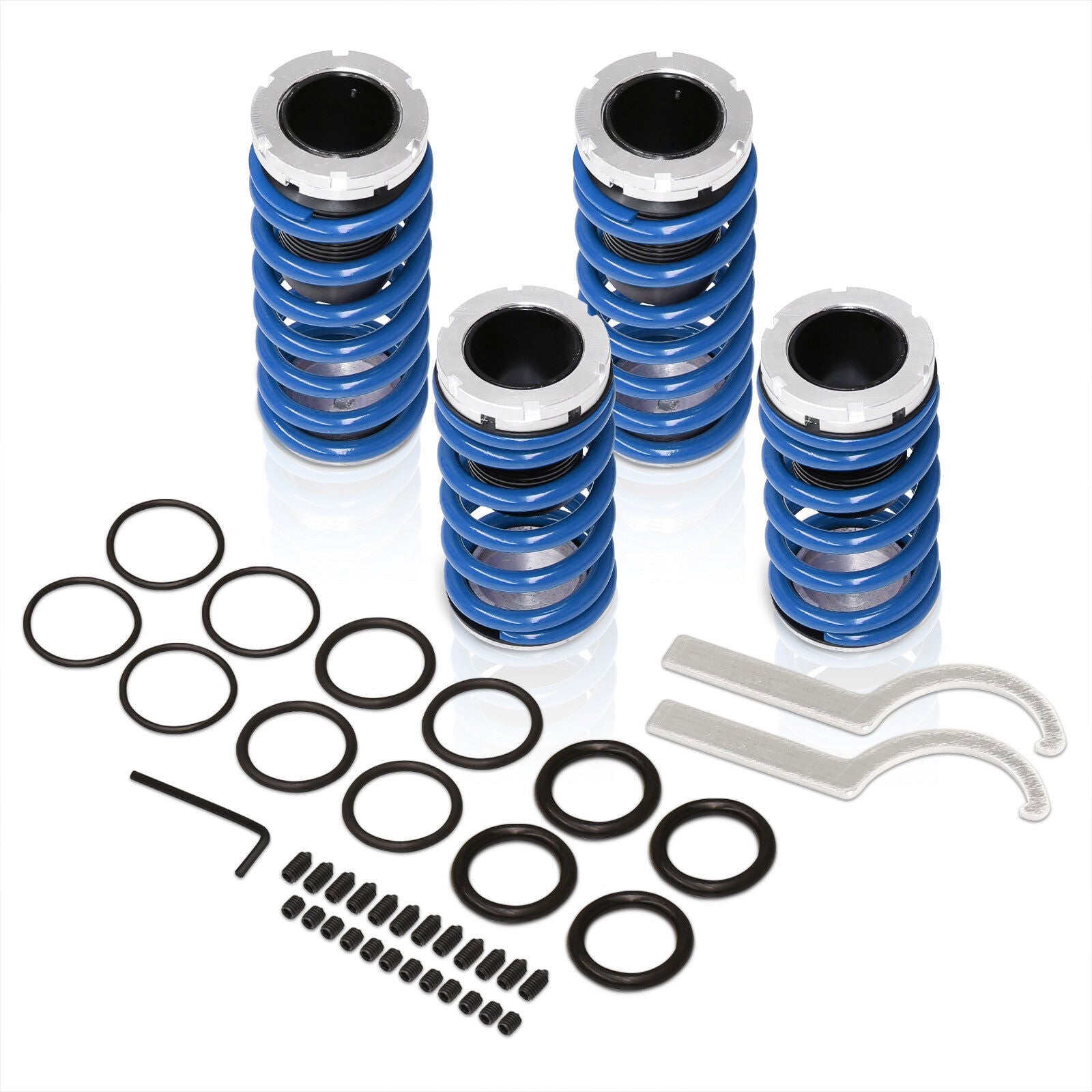 Nissan 240SX S13 1989-1994 Coilover Sleeves Kit Blue - Parts Agent