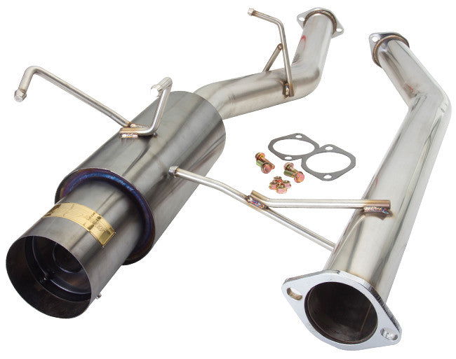 Nissan 240SX S13 1989-1994 N1 Style Stainless Steel Catback Exhaust System Gunmetal (Piping: 3.0" / 76mm | Tip: 4.5") - Parts Agent