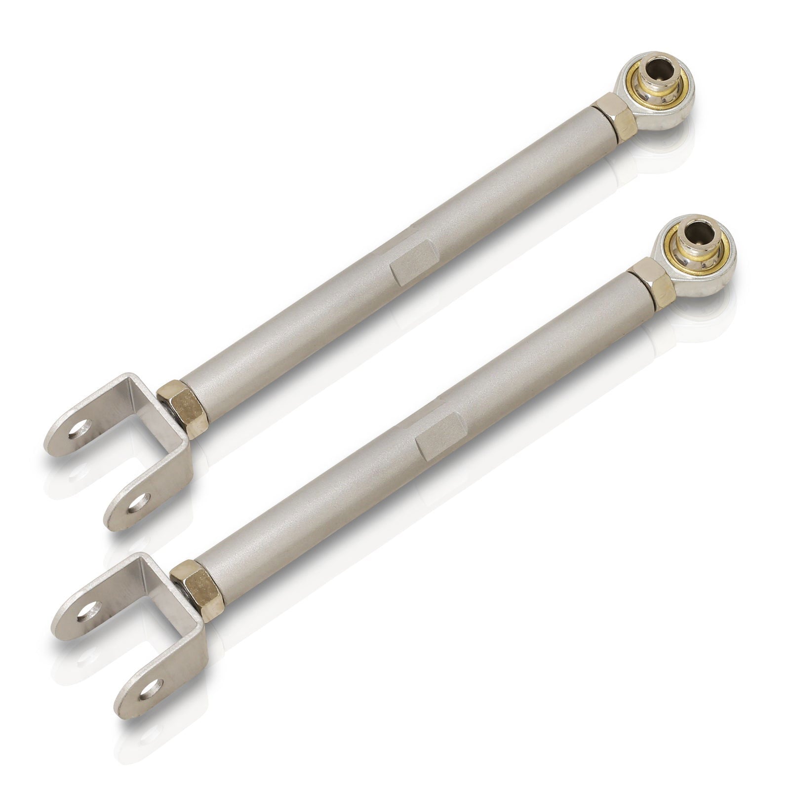 Nissan 240SX S13 S14 1989-1998 / 300ZX Z32 1990-1996 Rear Lower Adjustable Toe Control Arms Silver - Parts Agent