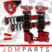 Nissan 240SX S14 1995-1998 Full Adjustable Coilover Dampers Red - Parts Agent