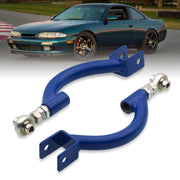 Nissan 240SX S14 1995-1998 Rear Upper Adjustable Camber Kit Control Arms Blue - Parts Agent