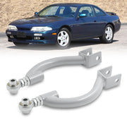 Nissan 240SX S14 1995-1998 Rear Upper Adjustable Camber Kit Control Arms Polished - Parts Agent