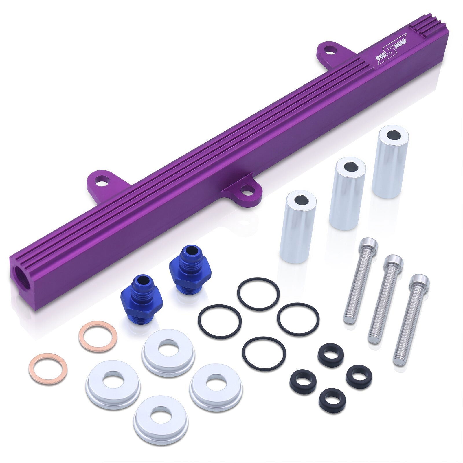 Nissan 240SX S14 1995-1998 SR20DET Fuel Injector Rail Purple - Parts Agent
